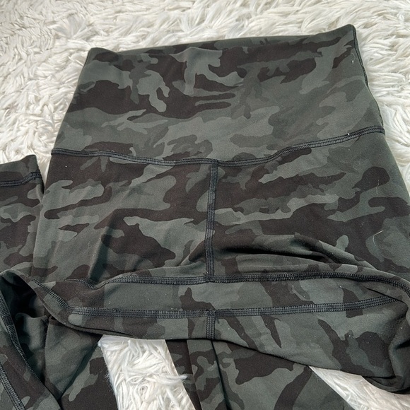 Lululemon Align Pant *Full Length 28" Incognito Camo Multi Gator Green - Picture 2 of 7